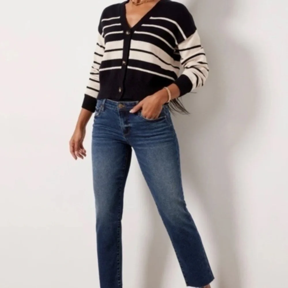 EVEREVE NWT High Rise EVER Straight Dark Wash Denim Jean Size 29